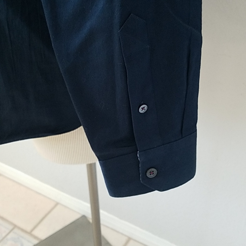 Ted Baker Mens Navy Blue Dress Shirt - Picture 4 of 5